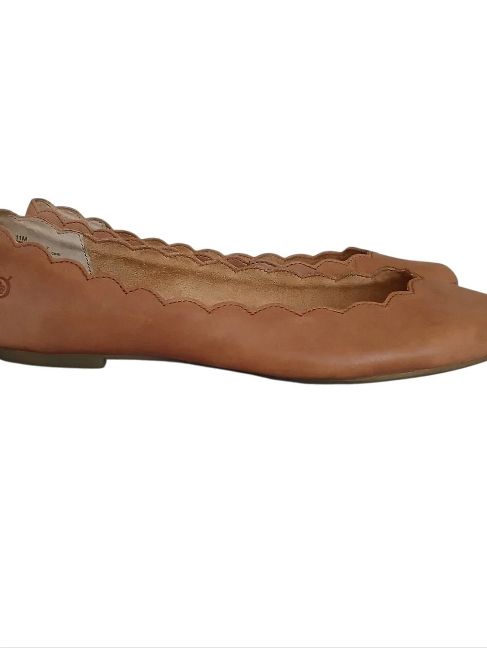 Born scalloped leather